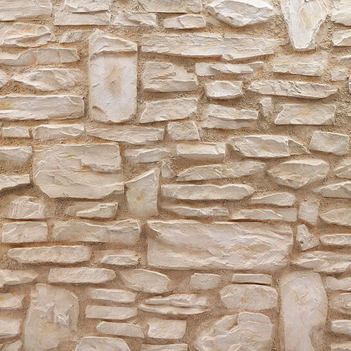 聚酯装饰面板 - RUSTIC STONE OFF-WHITE - MSD Panels - 玻璃纤维 / 墙面 / 印花