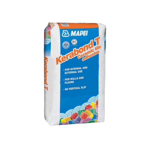 固结砂浆胶合剂 - KERABOND T - MAPEI - 用于瓷砖 / 合成树脂 / 水泥