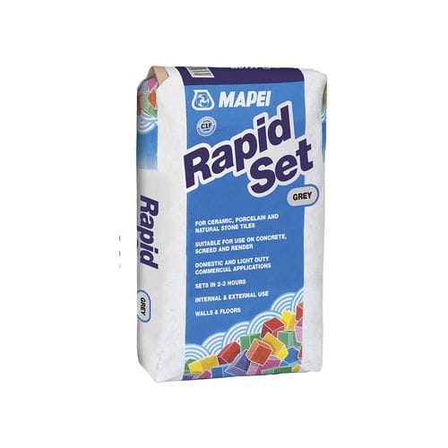 固结砂浆胶合剂 - RAPID SET - MAPEI - 用于瓷砖 / 合成树脂 / 水泥