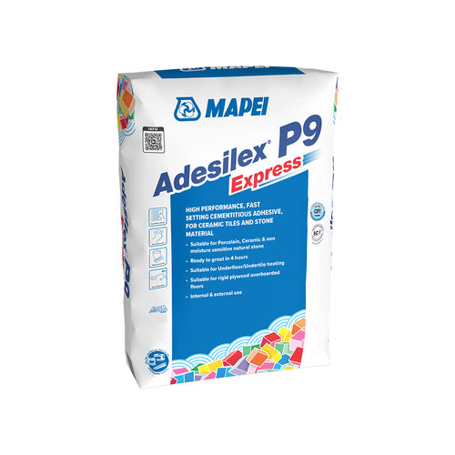 重建砂浆胶合剂 - ADESILEX P9 EXPRESS - MAPEI - 防水 / 用于瓷砖 / 用于石工