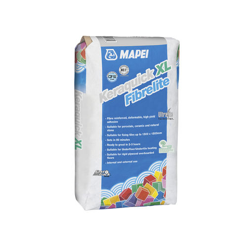 固结砂浆胶合剂 - KERAQUICK XL FIBRELITE - MAPEI - 勾缝 / 用于瓷砖 / 纤维水泥