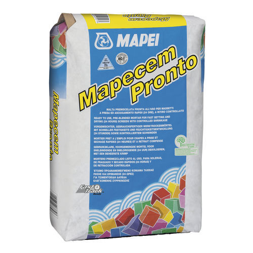 地毯粘合剂 - MAPECEM PRONTO - MAPEI - 液压 / 用于地面