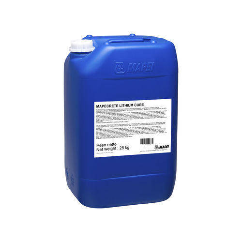 液体防护处理 - MAPECRETE LITHIUM CURE - MAPEI - 防水 / 硬化 / 用于混凝土