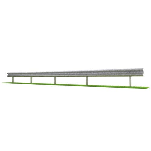 电镀钢道路安全栏 - SINGLE-SIDED H1-W3 - MARCEGAGLIA - 道路