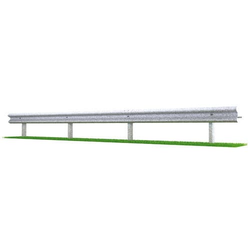 电镀钢道路安全栏 - SINGLE-SIDED H1-W5 - MARCEGAGLIA - 道路