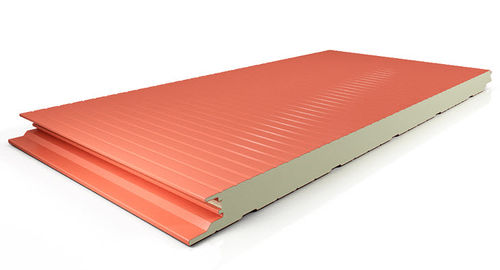 壁板夹芯板 - pdr fn - marcegaglia - 双面金属面 / 绝缘芯