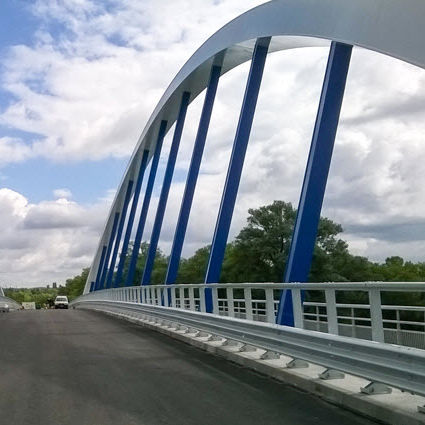 电镀钢道路安全栏 - H4-W4 - MARCEGAGLIA - 用于桥梁工程