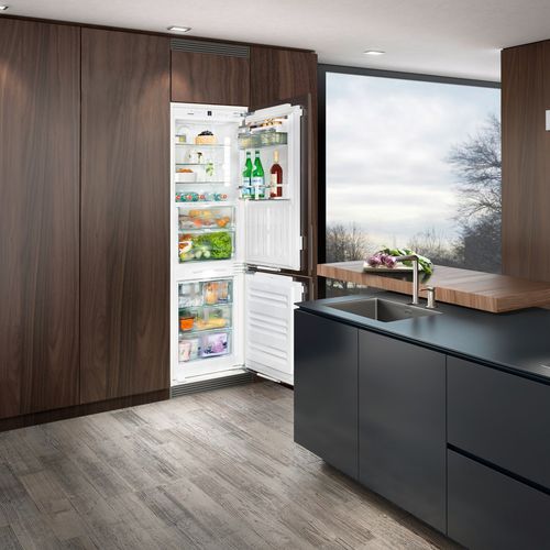 直立式冷藏冷冻柜 - ICBN 3386 PREMIUM BIOFRESH NOFROST - LIEBHERR - 家用 / 独立式 / 底部冷冻室