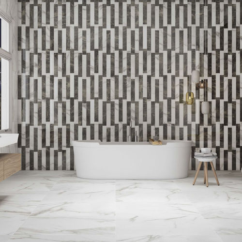 陶土瓷砖 - MARBLE - APAVISA PORCELANICO - 抛光 / 室内 / 客厅