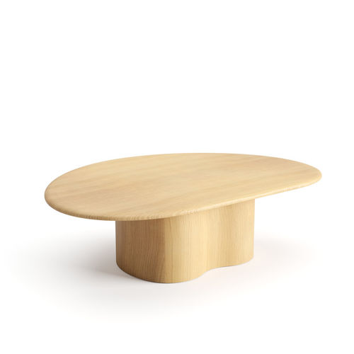 现代风格茶几 - 7011 - Arper - MDF / 栎木 / 木桌脚