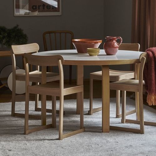 现代风格桌 - AALTO - Artek - 桦木 / 高压层压 / 漆布