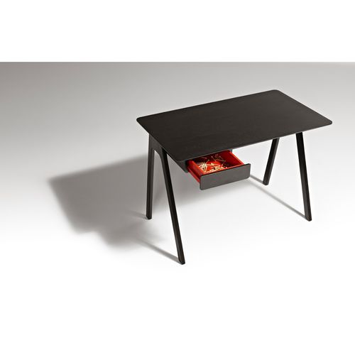 现代风格办公桌 - STASH - BLU DOT - 木制贴皮 / 胡桃木 / 实木