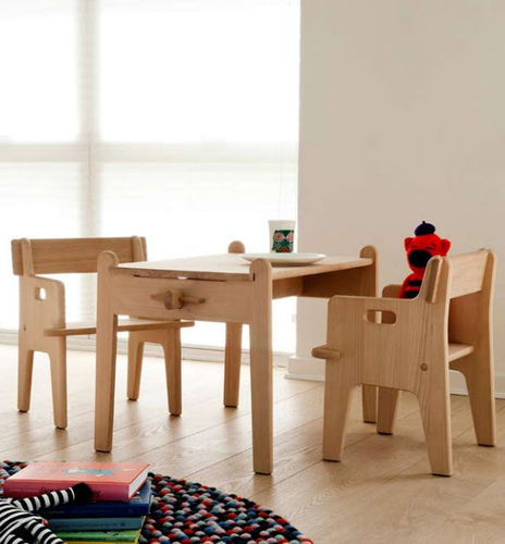 现代风格桌 - CH411  - Carl Hansen & Son - 木质 / 男女通用儿童 / Hans J. Wegner 设计