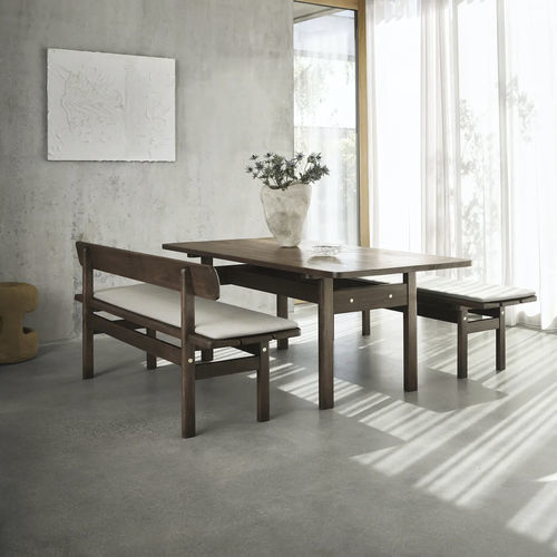 现代风格餐桌 - Asserbo - Carl Hansen & Son - 桉木 / 实木桌脚 / 长方形