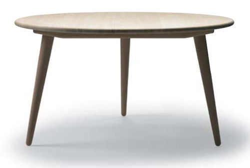 现代风格茶几 - CH008 - Carl Hansen & Son - 木质 / 椭圆 / 家用