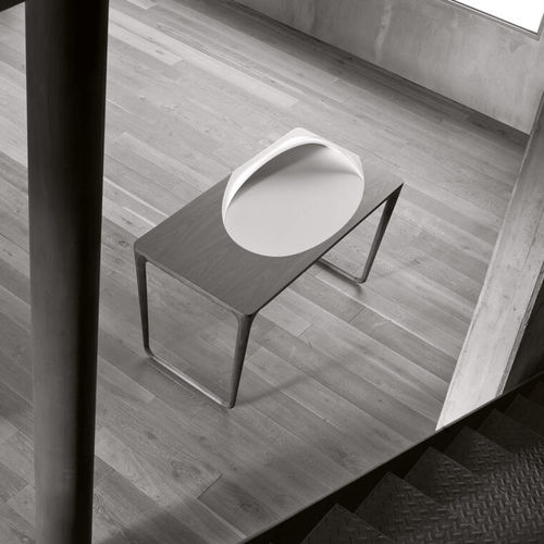 现代风格秘书桌 - SUNDAY MORNING - CECCOTTI COLLEZIONI - 胶合板 / 美国胡桃木 / Corian®可丽耐