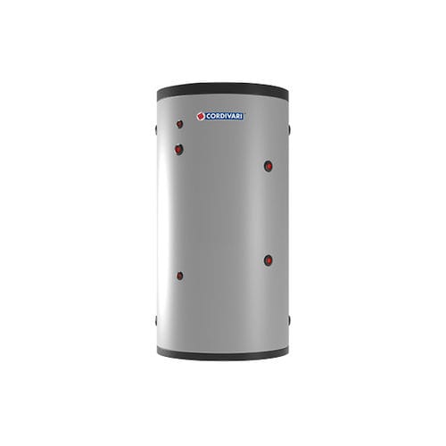 电动圆柱形热水器 - VASO INERZIALE - CORDIVARI - 太阳能 / 独立式 / 立式