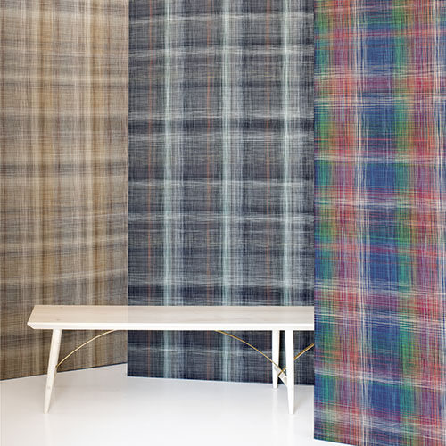 墙面面料 - PLAID - Chilewich Sultan LLC - 条纹 / PVC / Plynyl