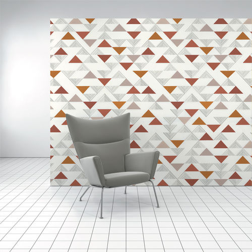 室内墙面材料 - HESTER - Design Tex  - 聚酯 / 纤维素 / 印花