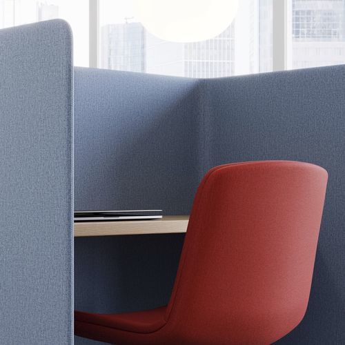 室内装饰面料 - DUO - Design Tex  - 隔音板 / 单色 / 聚酯