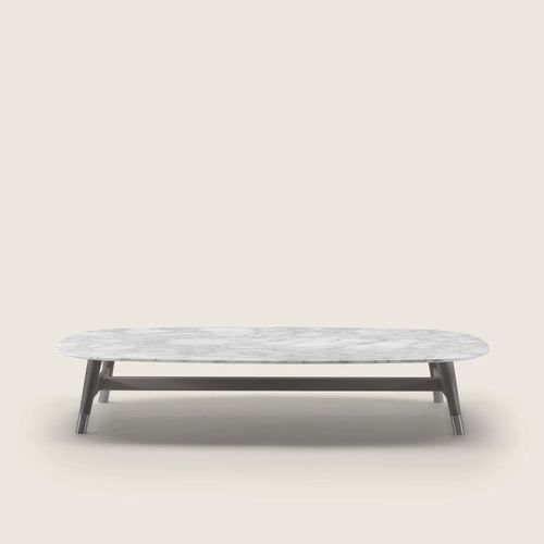 现代风格茶几 - DESCO - FLEXFORM - 热塑性塑料 / 铝制 / 木制贴皮