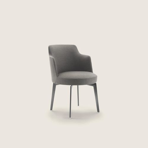 现代餐厅椅 - HERA - FLEXFORM - 室内 / 聚合物 / 布料