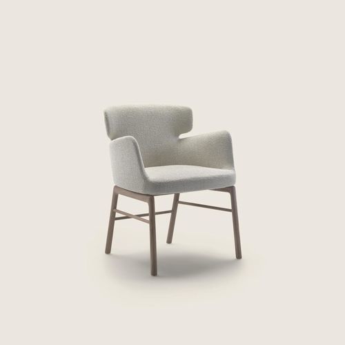 现代风格餐厅椅 - VESTA - FLEXFORM - 室内 / 聚氨酯 / 金属