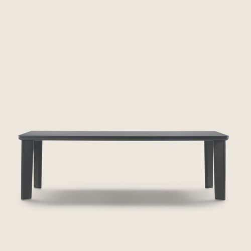 现代风格餐桌 - ARNOLD - FLEXFORM - 木制贴皮 / 木桌脚 / 长方形