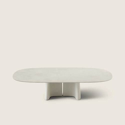 户外边桌 - TARA - FLEXFORM - 现代风格 / 纤维混凝土 / 混凝土桌脚