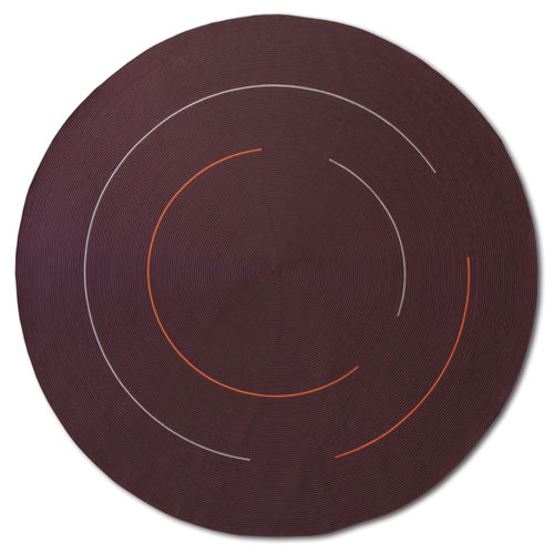 现代风格地毯 - Hula Hoop Circle - G.T.DESIGN - 条纹 / 单色 / 圆形