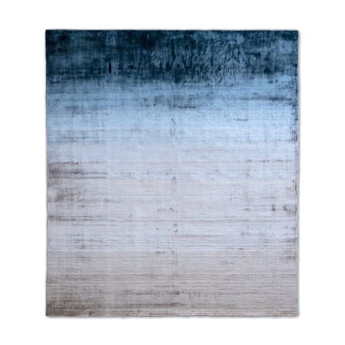 现代风格地毯 - In-Canto Acquerello : Zaffiro Platino - G.T.DESIGN - 彩色 / 竹纤维 / 长方形