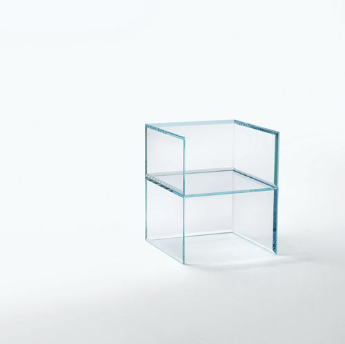 现代风格扶手椅 - PRISM - GLAS ITALIA - 玻璃 / 透明