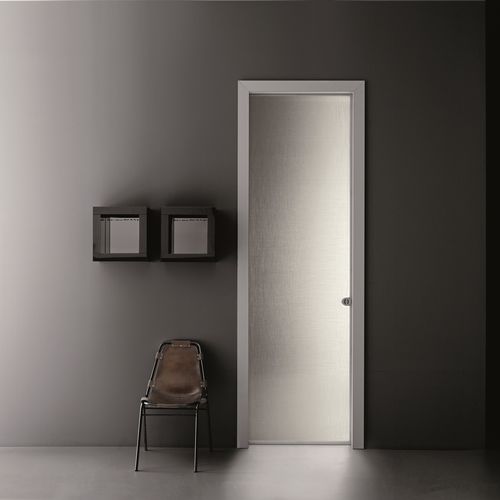 室内门 - ALADIN FRAME - GLAS ITALIA - 玻璃 / 铝制 / 入墙式
