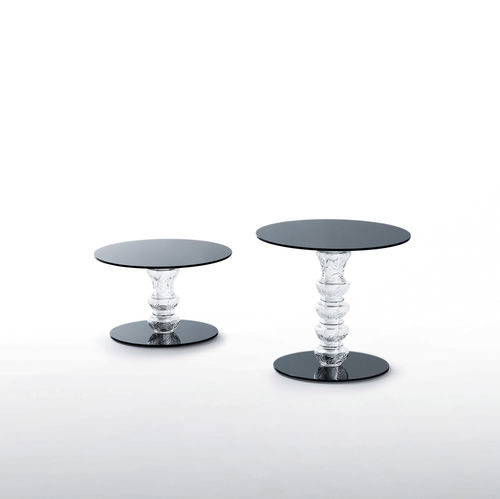 现代风格小圆桌 - CALICE  - GLAS ITALIA - 玻璃 / 圆形 / 家用