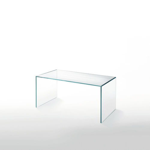 现代风格餐桌 - GHIACCIOLO - GLAS ITALIA - 玻璃 / 长方形 / 家用
