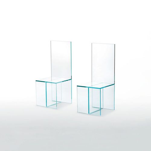 现代风格椅子 - MERCI BOB - GLAS ITALIA - 室内 / 玻璃 / 家用