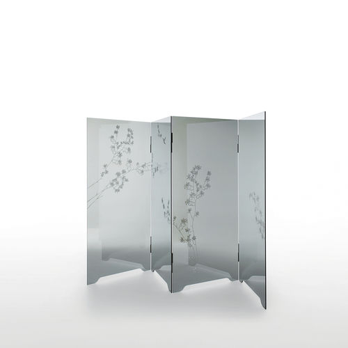 现代风格屏风 - HAIKU - GLAS ITALIA - 玻璃 / 黑色 / Jean-Marie Massaud 设计