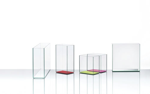 现代风格花瓶 - VASI - GLAS ITALIA - 玻璃 / Piero Lissoni 设计