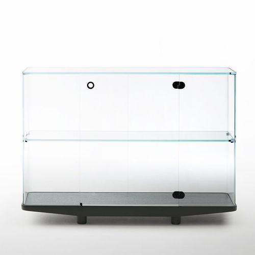 现代风格玻璃柜 - COLLECTOR  - GLAS ITALIA - 白蜡木