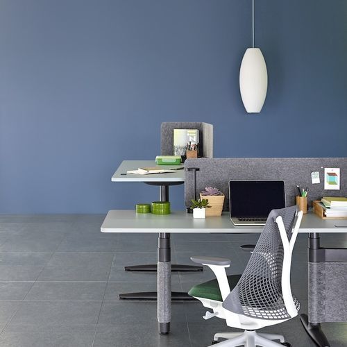 开放式办公桌 - ATLAS - Herman Miller - 落地 / 2人 / 现代风格