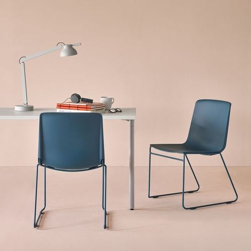 现代风格访客椅 - PRONTA - Herman Miller - 室内 / 塑料 / 金属桌脚
