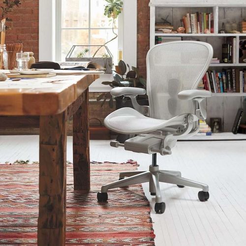 现代风格办公椅 - AERON - Herman Miller - 布料 / 铝制 / 塑料