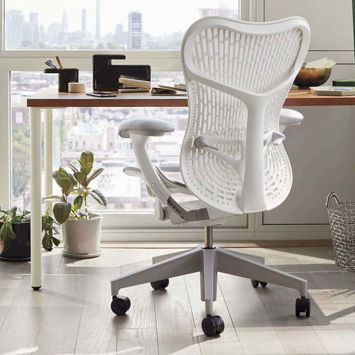 极简主义风格工作台 - OE1 - Herman Miller - 木质 / 金属桌脚 / 长方形
