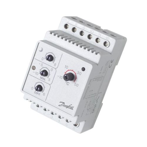 电子温度调节器 - ECTEMP 316 - DANFOSS - 可编程 / 用于地暖 / 室温