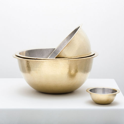 黄铜碗 - HALF - karen chekerdjian