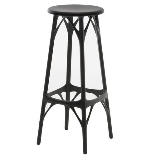 现代风格吧台凳 - A.I - Kartell - 塑料 / 塑料桌脚 / 四脚