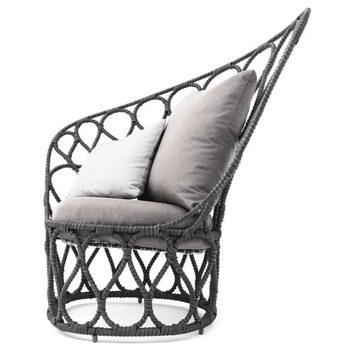 现代风格扶手椅 - FORMA : EASY - Kenneth Cobonpue - 钢 / 聚乙烯 / 户外