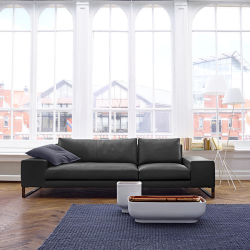 现代风格沙发 - EXCLUSIF 2  - Ligne Roset - 布料 / 皮质 / 橇式