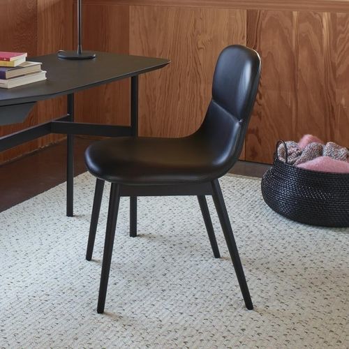 现代风格椅子 - SILVIO / SILVIA - Ligne Roset - 室内 / 皮质 / 布料