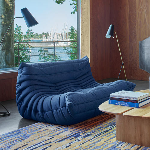 现代风格沙发 - TOGO - Ligne Roset - 布料 / 皮质 / 带可拆保护罩